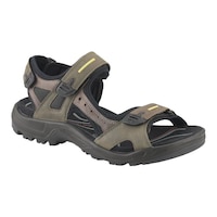 Ecco Men's Yucatan Two Strap Hiking Sandals, Outdoor, Sport Front_Three_Fourths_Angled_Right