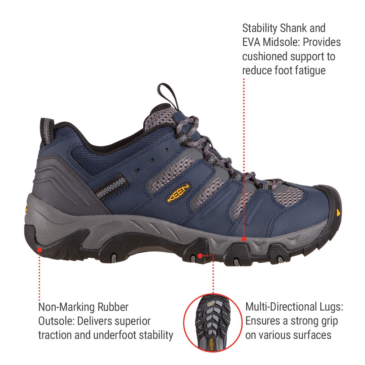 KEEN Men's Koven Hiking Shoes