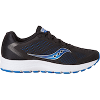 Saucony Men's Nova 2 Running Shoes - Black/Blue Side_Right