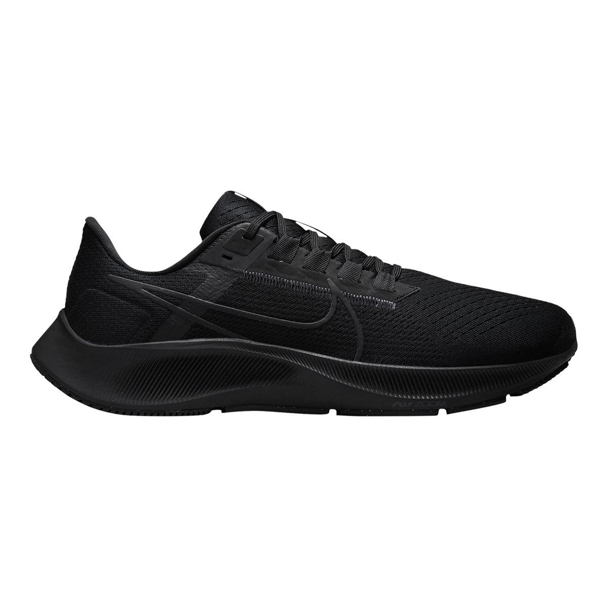 Nike men's black mesh running shoes best sale