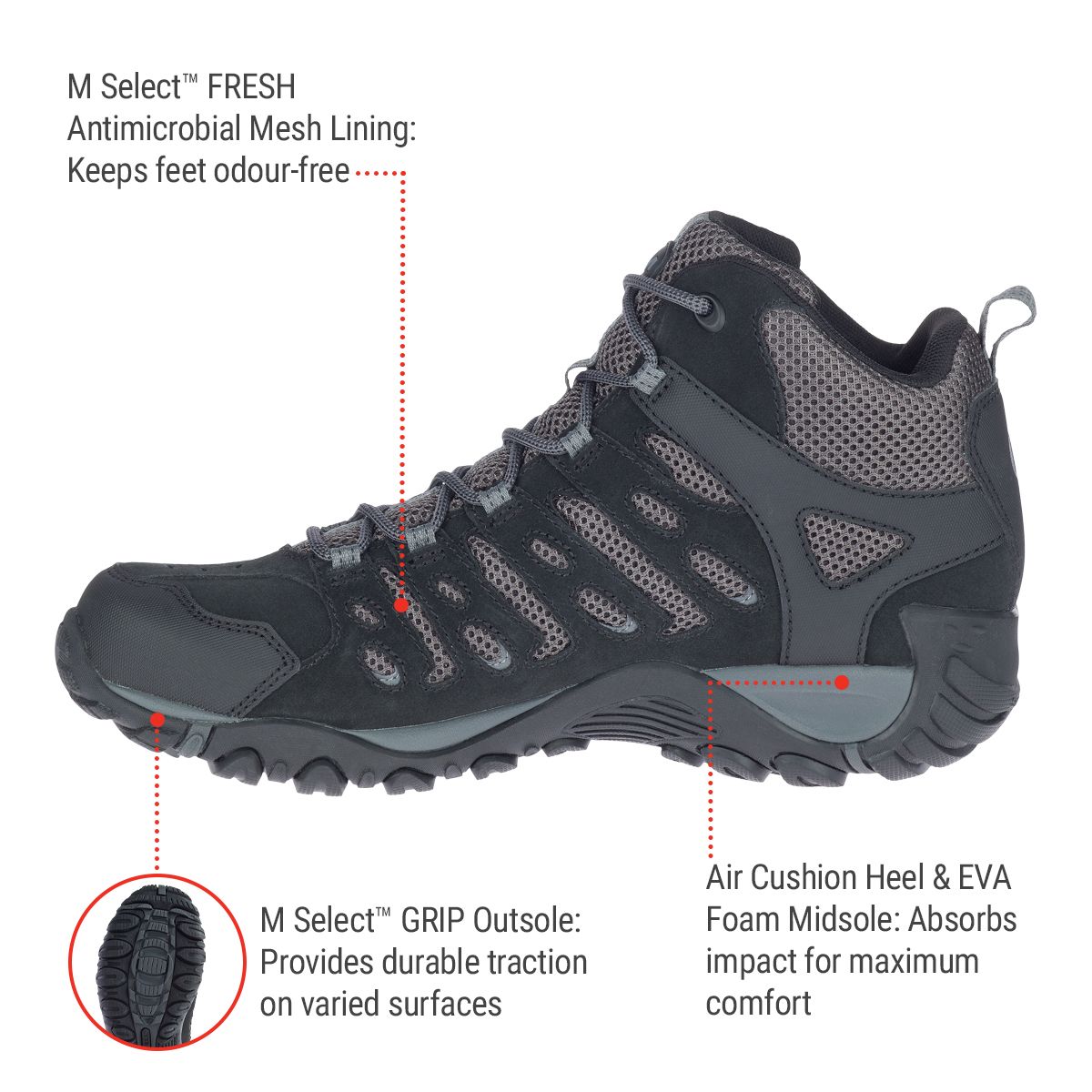 Merrell Men's Crosslander 2 Hiking Boots