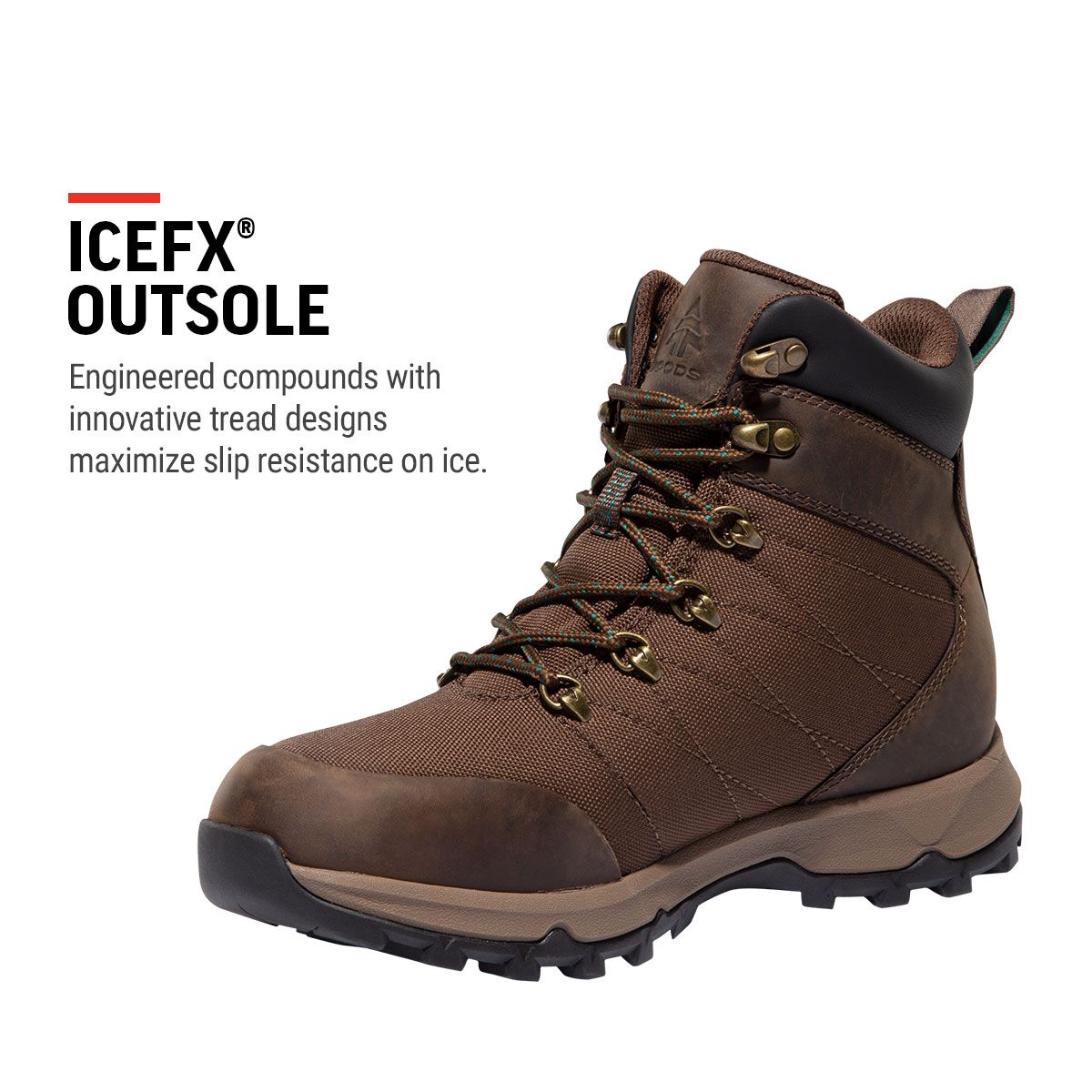 Woods Men's Athelney II Winter Boots, Waterproof, Non Slip, IceFX, Leather,  Fleece | Sportchek