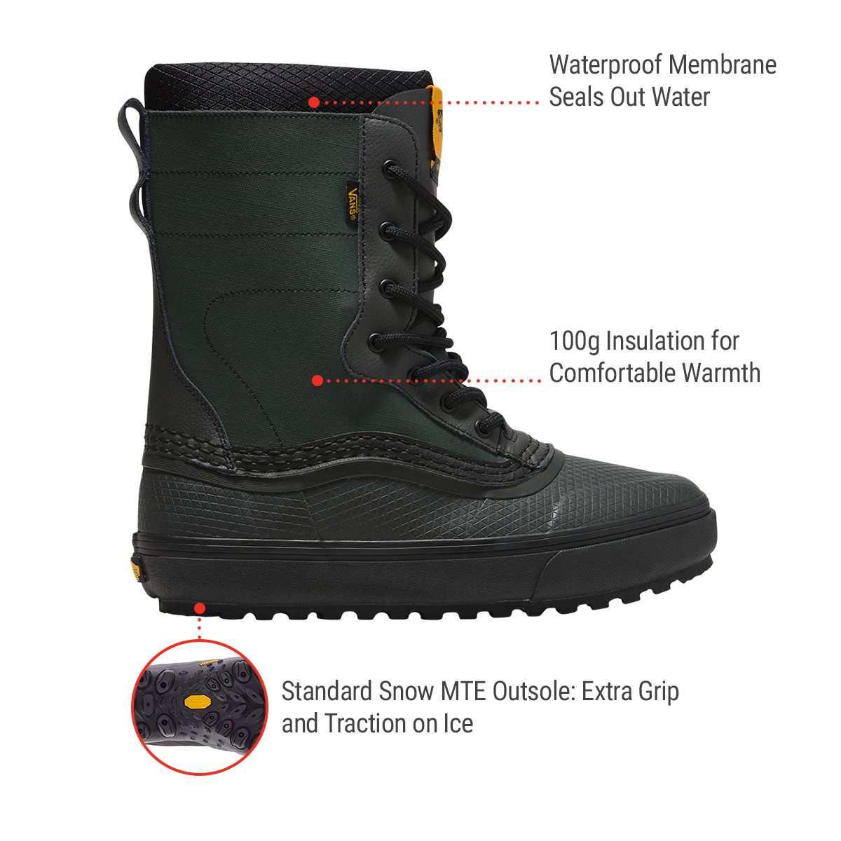 Vans winter boots canada clearance