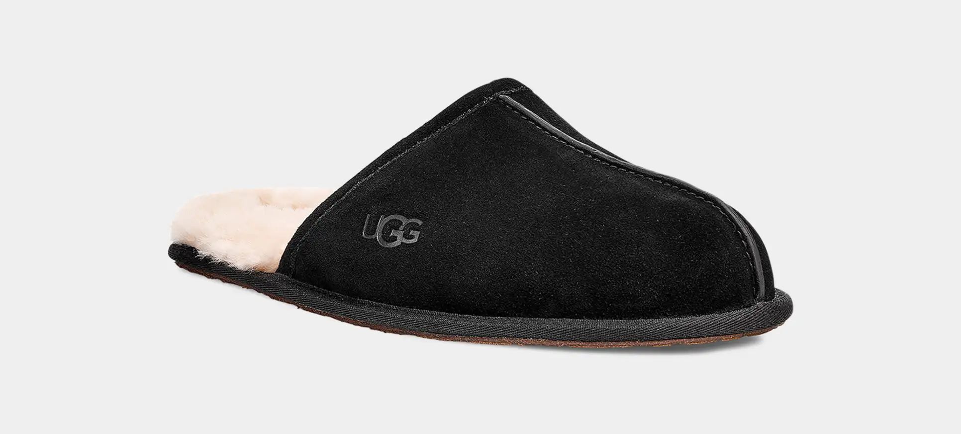UGG Men's Scuff Slippers, Slip On, Open Heel, Indoor, House, Foam, Suede