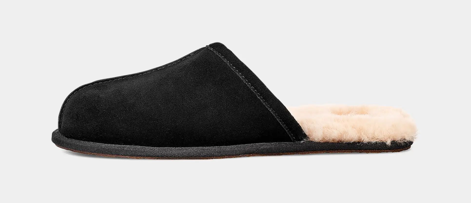 UGG Men's Scuff Slippers, Slip On, Open Heel, Indoor, House, Foam, Suede