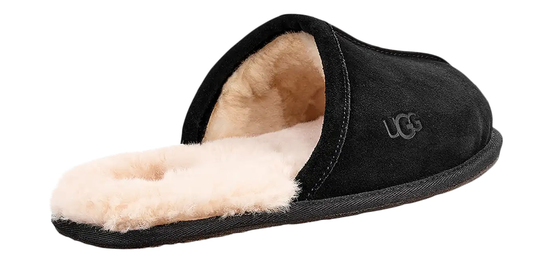UGG Men's Scuff Slippers, Slip On, Open Heel, Indoor, House, Foam, Suede