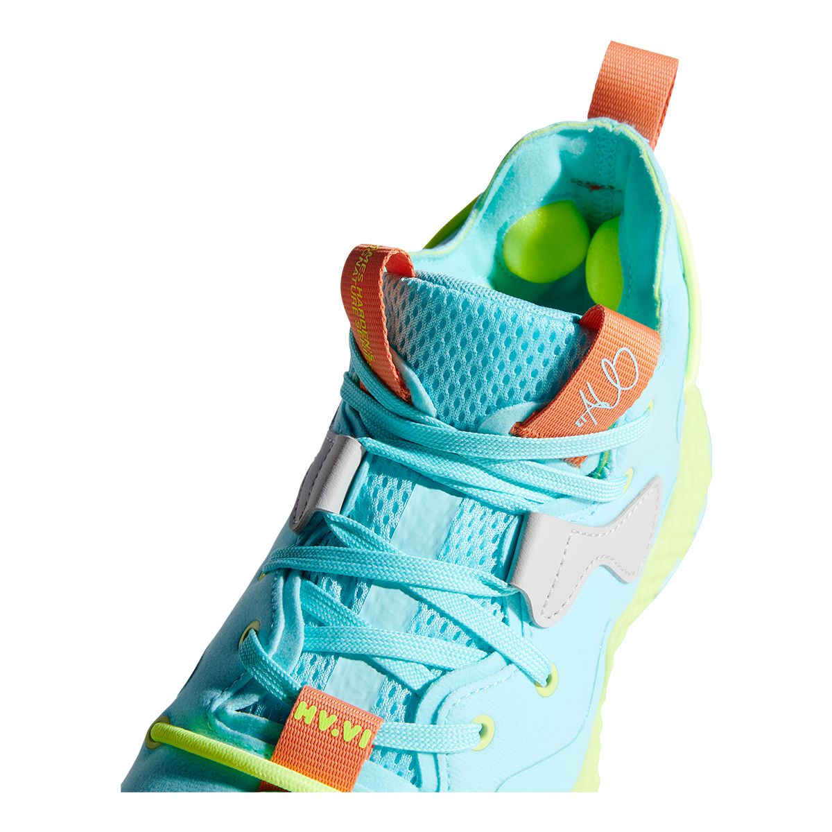 adidas Men's/Women's Harden Vol.6 Highlighter Basketball Shoes, Indoor