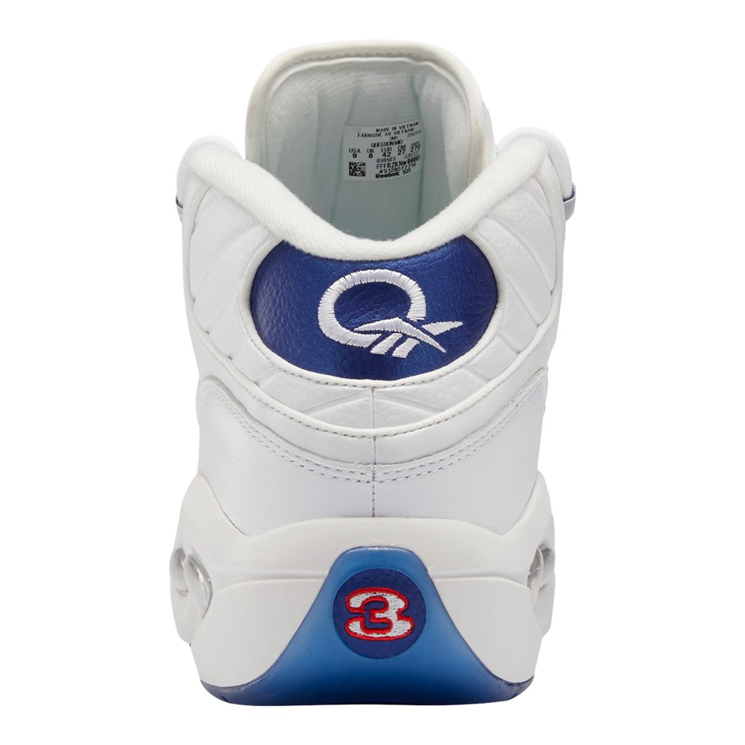 Reebok Men S Question Blue Toe Basketball Shoes Mid Top Indoor Sportchek