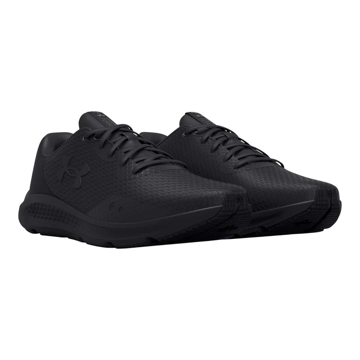 Mens black under armour hot sale sneakers