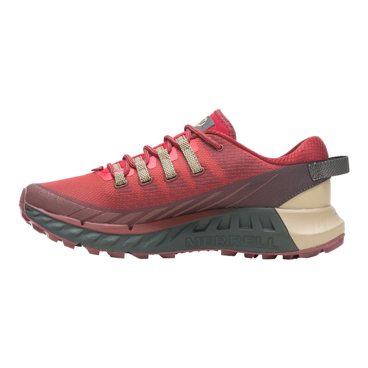  Merrell Agility Peak 4 Running Shoes for Men - Breathable  Textile Upper and Removable Insole, Comfy and Sturdy Shoes Jade 7 M