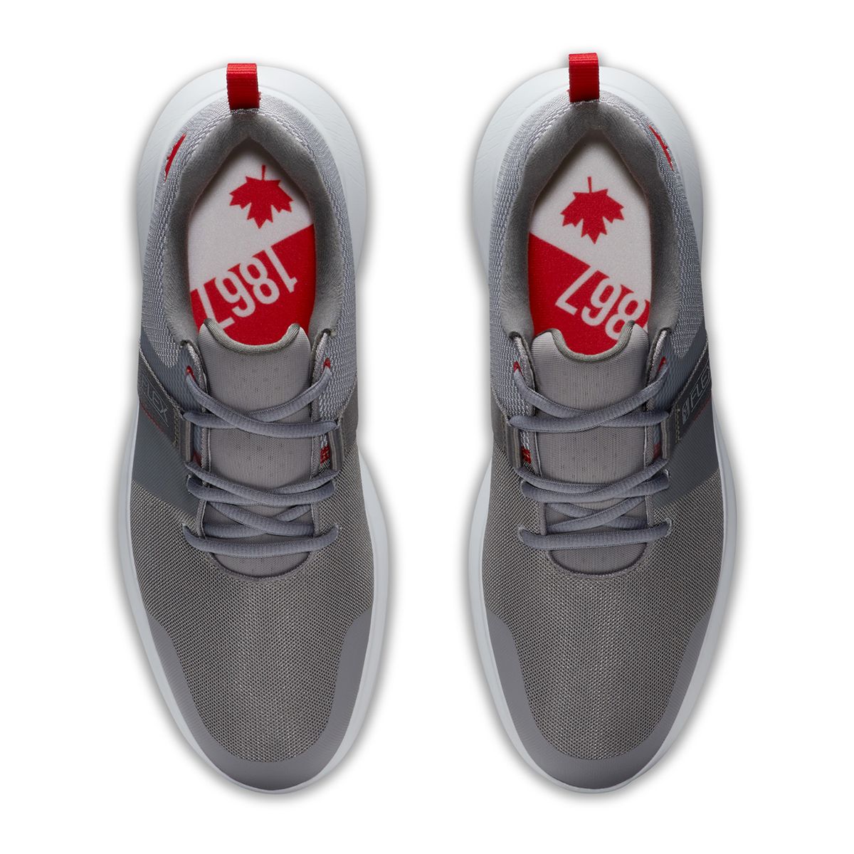 Footjoy Men's Flex Canada Golf Shoes, Spikeless