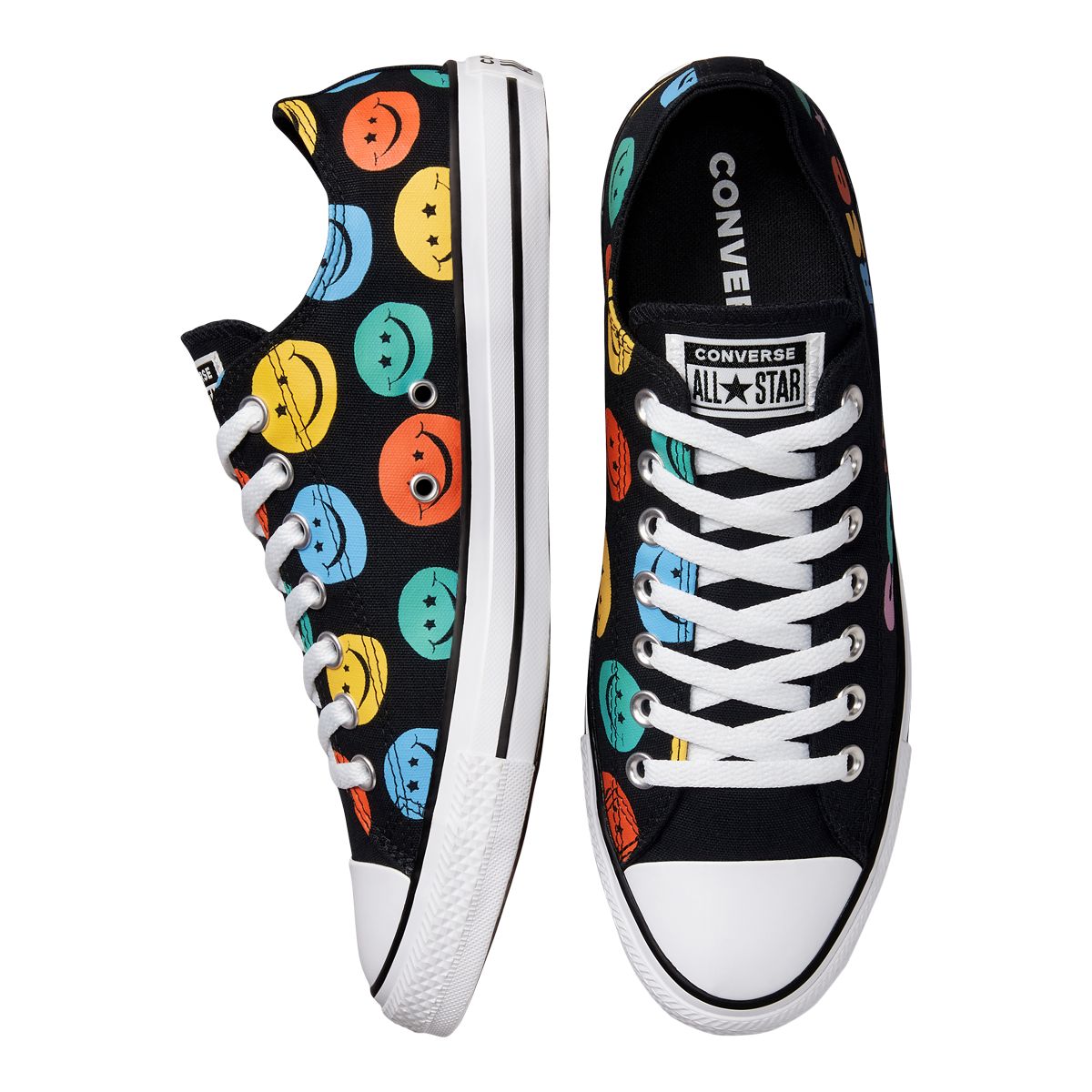 Converse Men's Chuck Taylor All Star Happy Faces Low Shoes