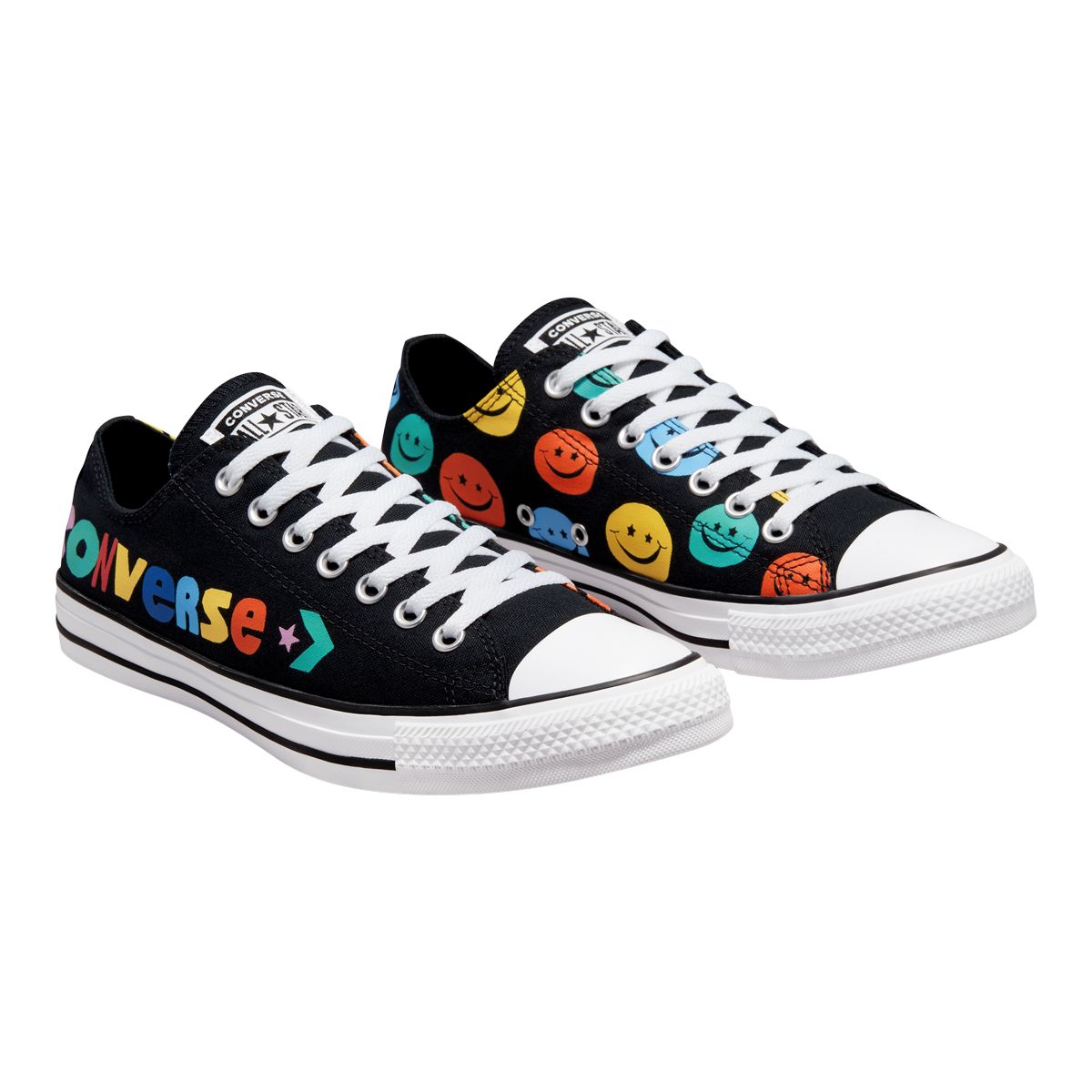 Converse Men's Chuck Taylor All Star Happy Faces Low Shoes