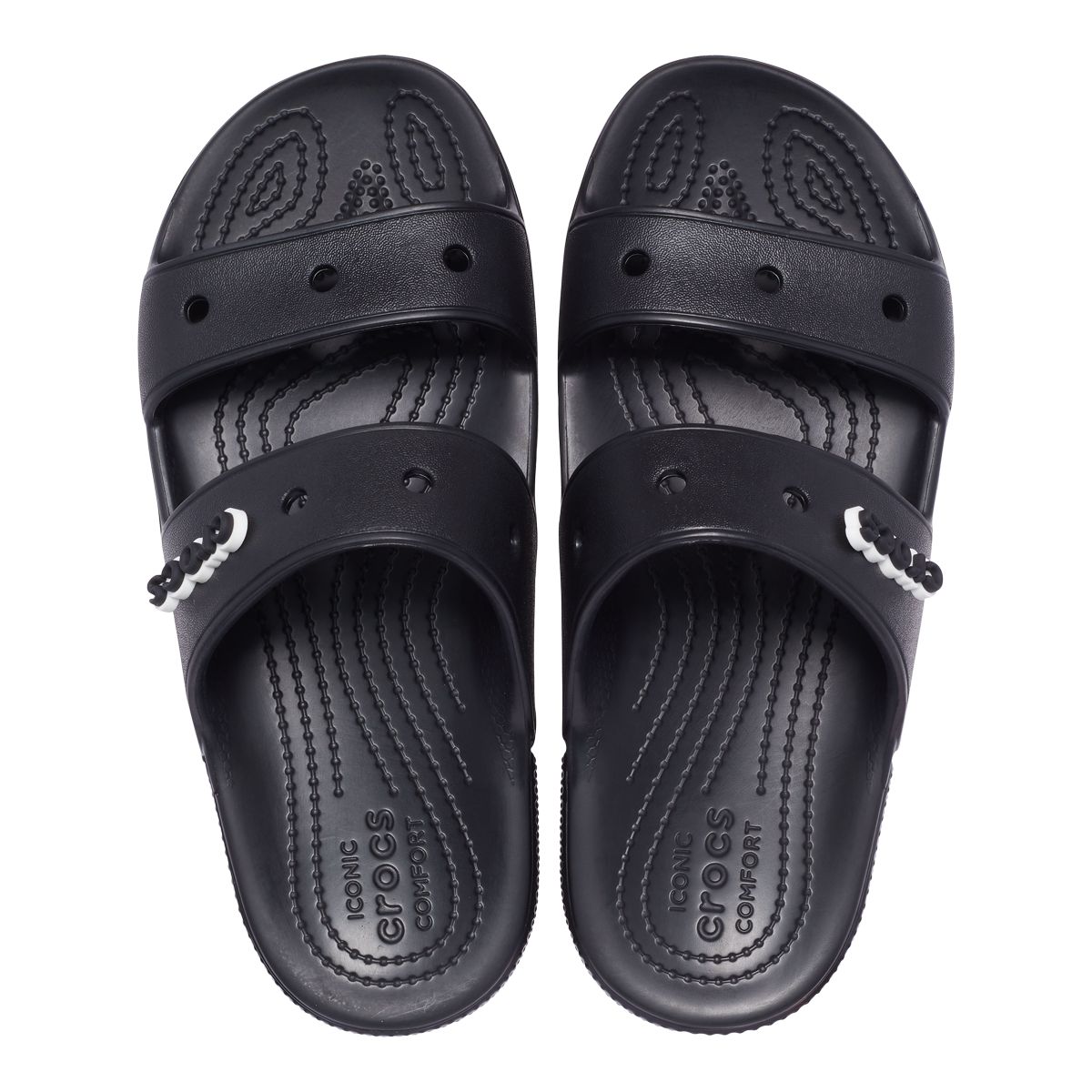 CROCS, Shoes, Crocs Nylon Hook Loop Closure Comfort Fishing Sport Sandals  Black Mens Size 9m