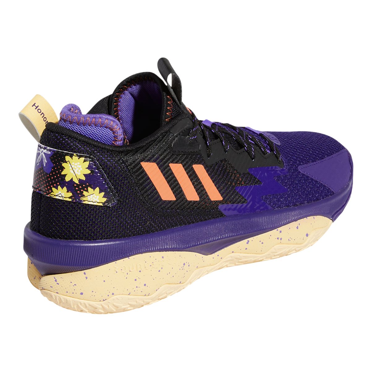 adidas Men's/Women's Dame 8 HBE Basketball Shoes, Indoor, Cushioned