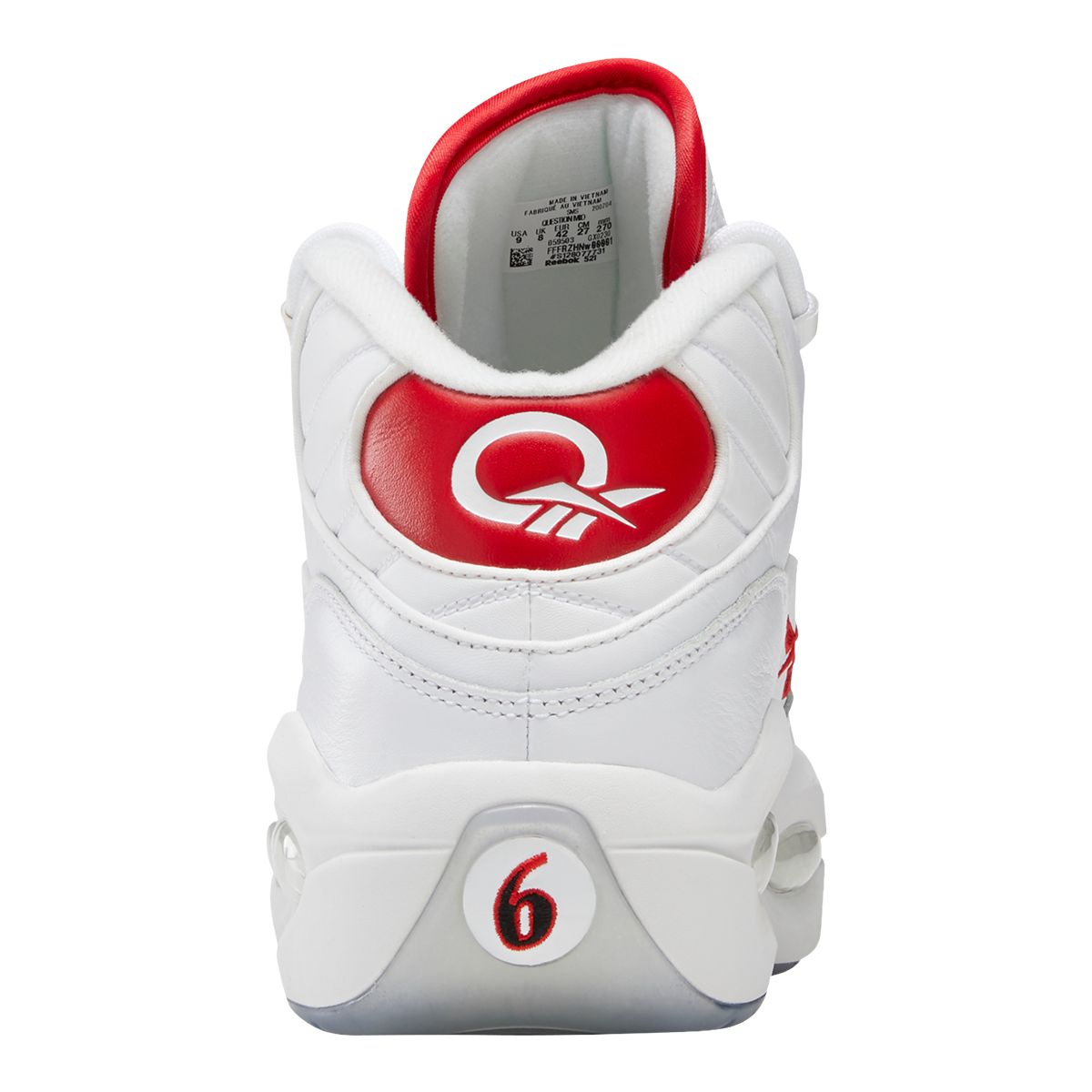 Reebok Men's Question Mid "#6" Basketball Shoes