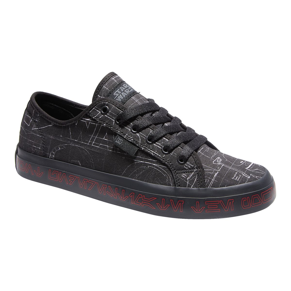 DC x Star Wars Men's Manual Skate Shoes, Sneakers, Low Top, Canvas, Vegan
