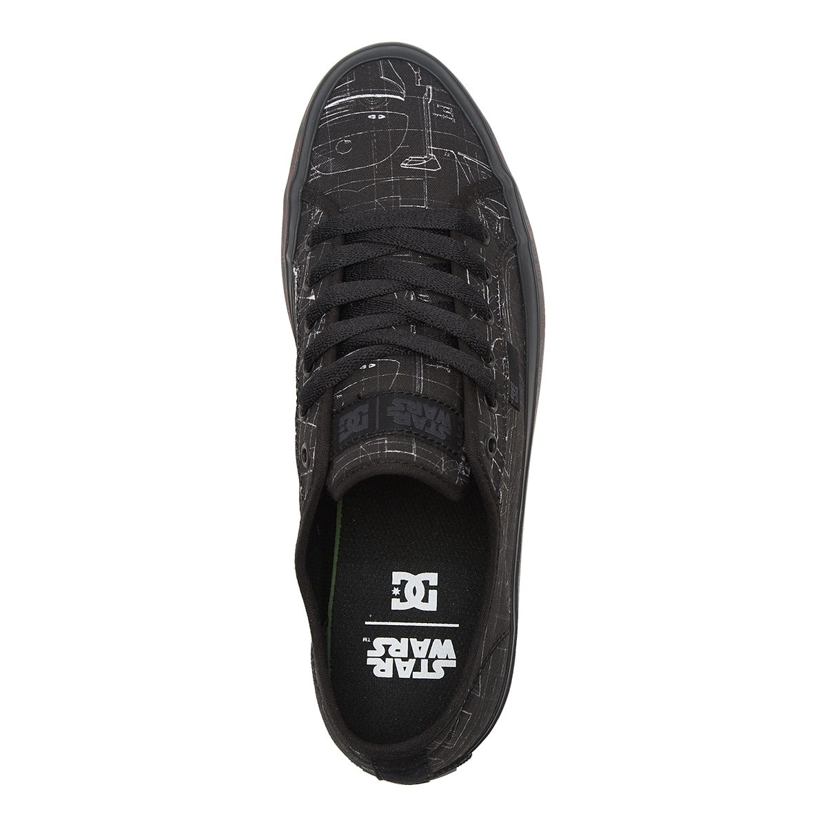 DC x Star Wars Men's Manual Skate Shoes, Sneakers, Low Top, Canvas, Vegan