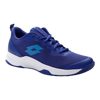 Lotto Men's Mirage 600 ALR All Court Tennis Shoes, Low Top, Lightweight Front_Three_Fourths_Angled_Right