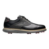 FootJoy Men's Traditions Saddle Spiked Waterproof Golf Shoes Side_Right