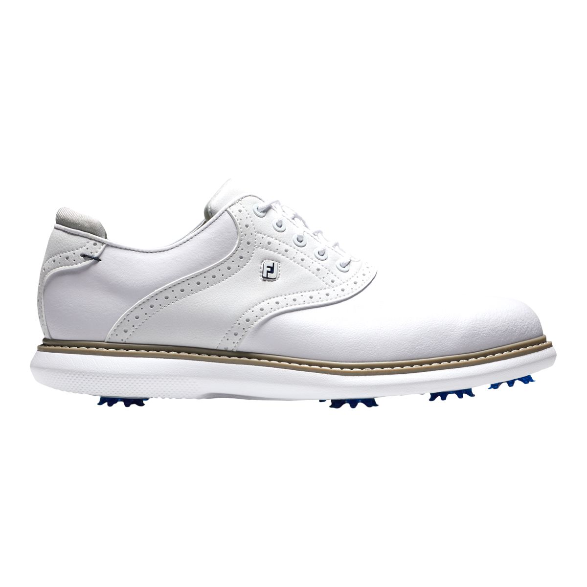 FootJoy Men's Traditions Saddle Spiked Waterproof Golf Shoes | SportChek