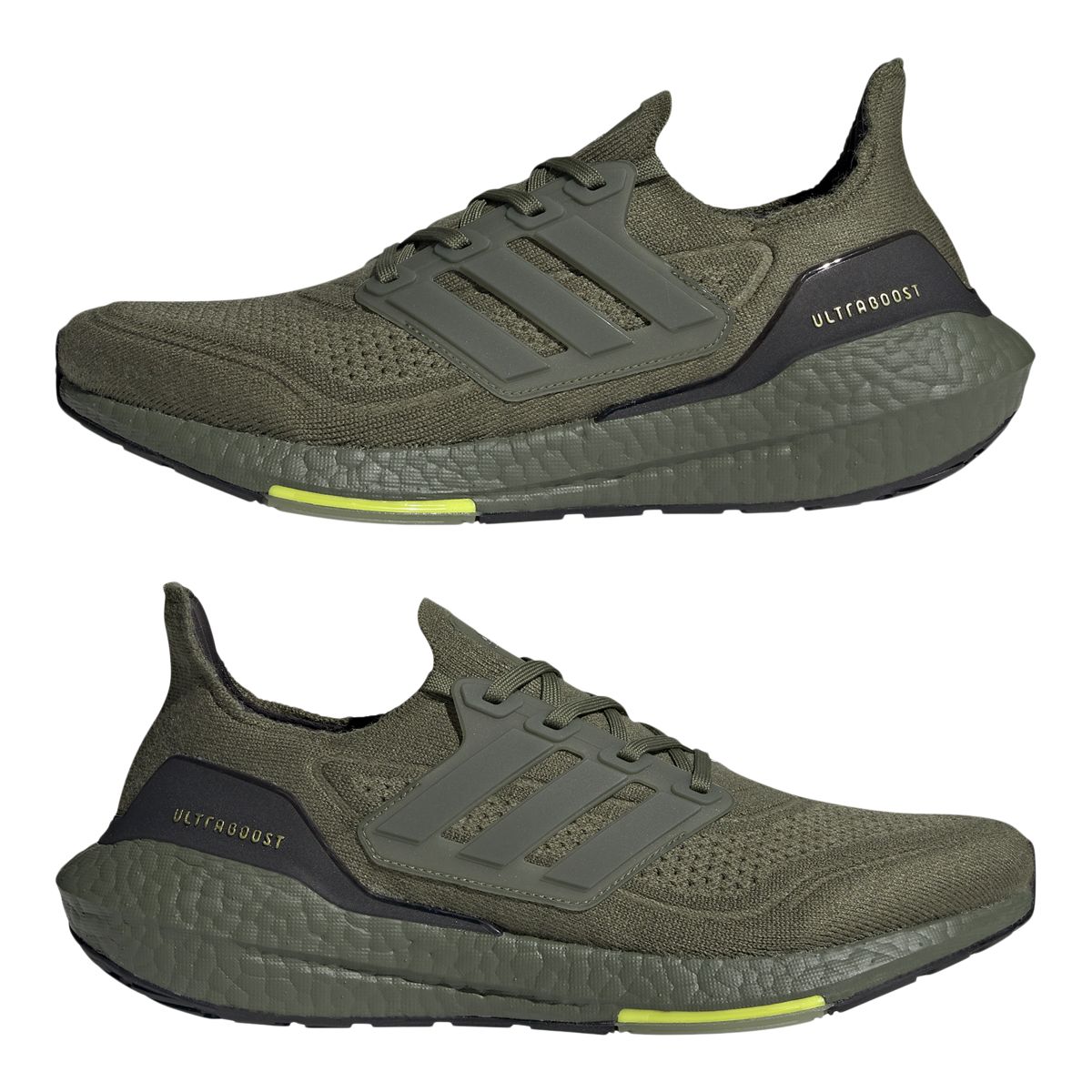 adidas Men's UltraBOOST 21 Lightweight Knit Running Shoes