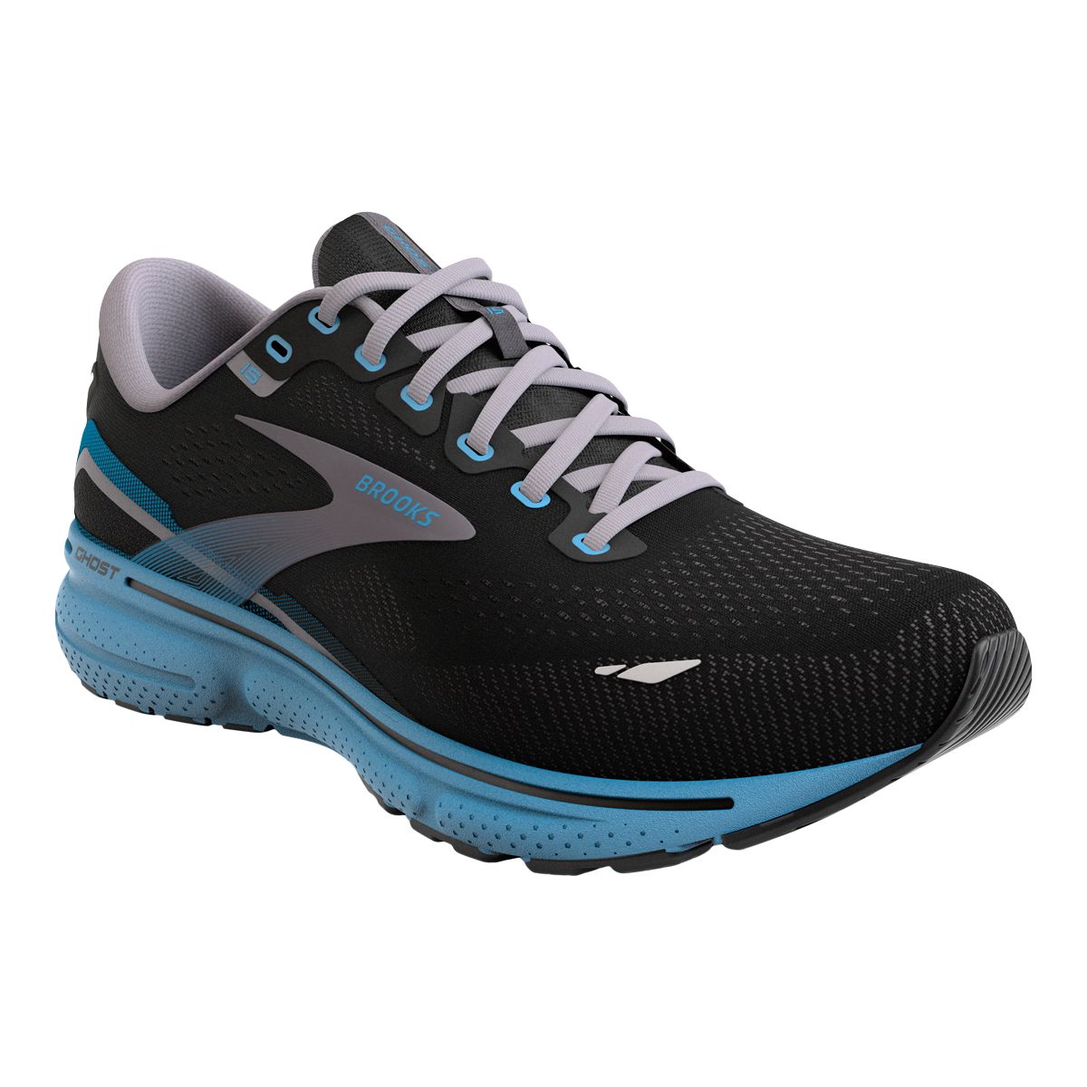 BROOKS GHOST15 ブラック 26cm 中古・古着通販】BROOKS (ブルックス) Ghost 15 GTX ローカット
