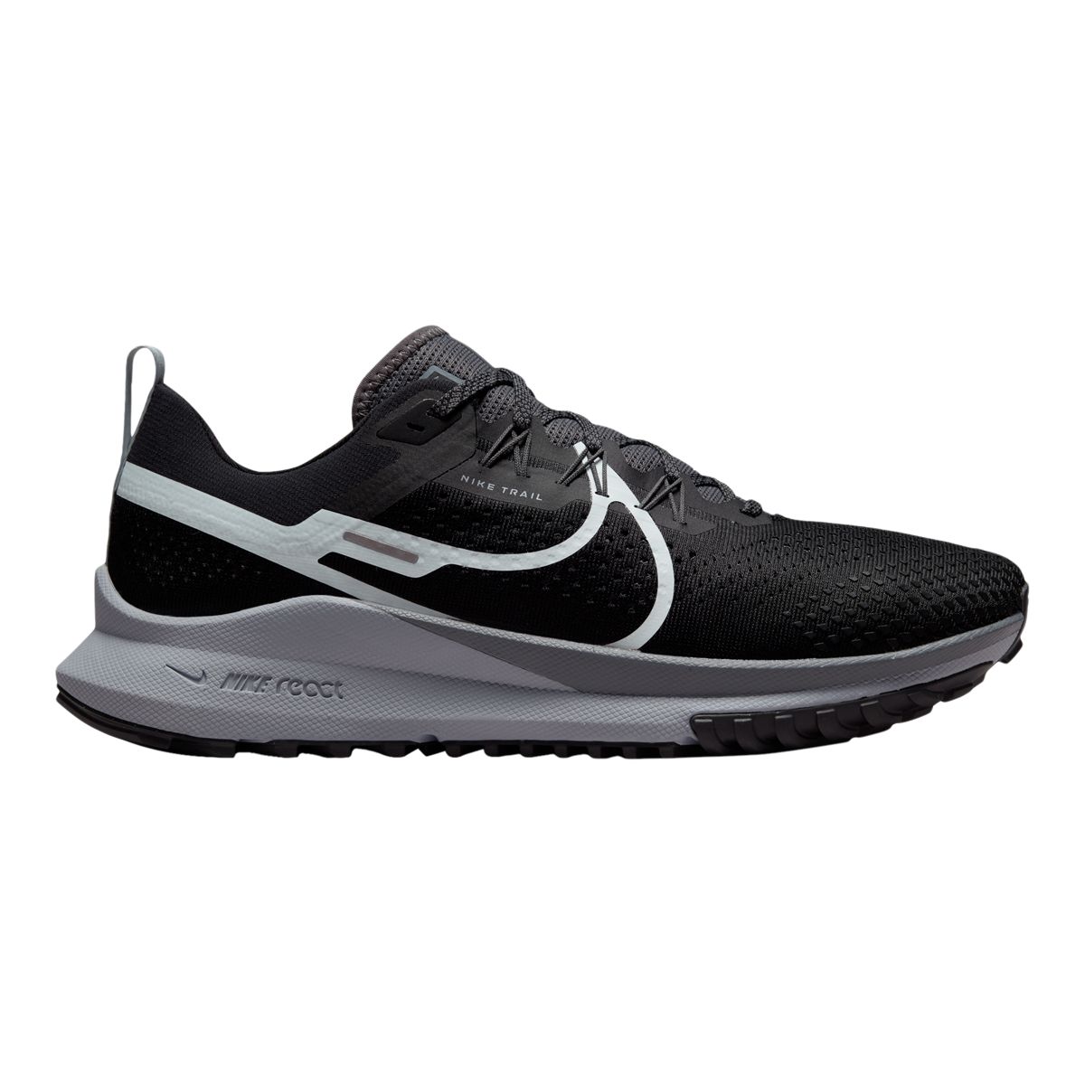 Image of Nike Men's React Pegasus 4 Breathable Supported Trail Running Shoes