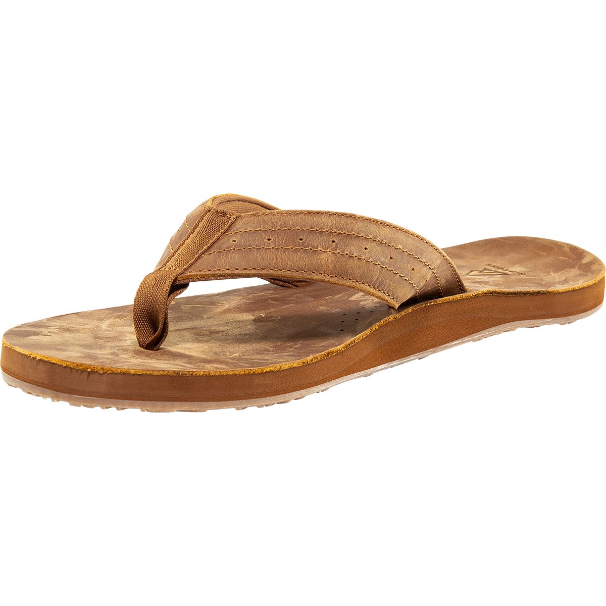 Ripzone Men's Dune Leather Cushioned Supported Flip Sandals