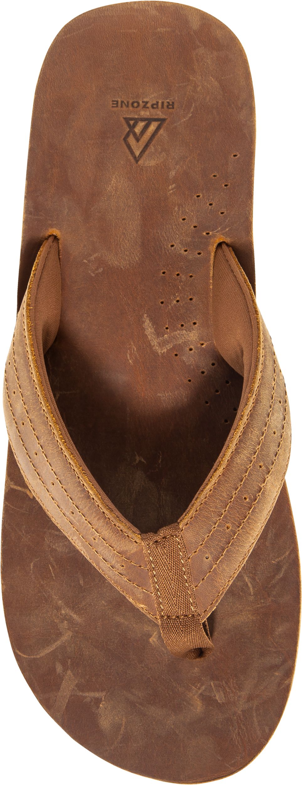 Ripzone Men's Dune Leather Cushioned Supported Flip Sandals