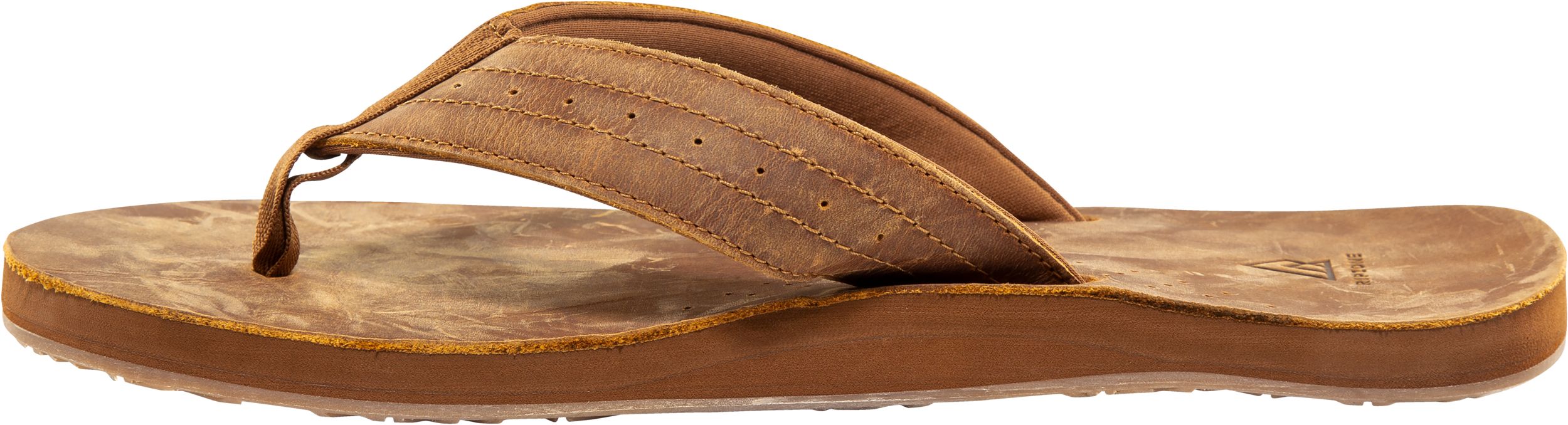 Ripzone Men's Dune Leather Cushioned Supported Flip Sandals