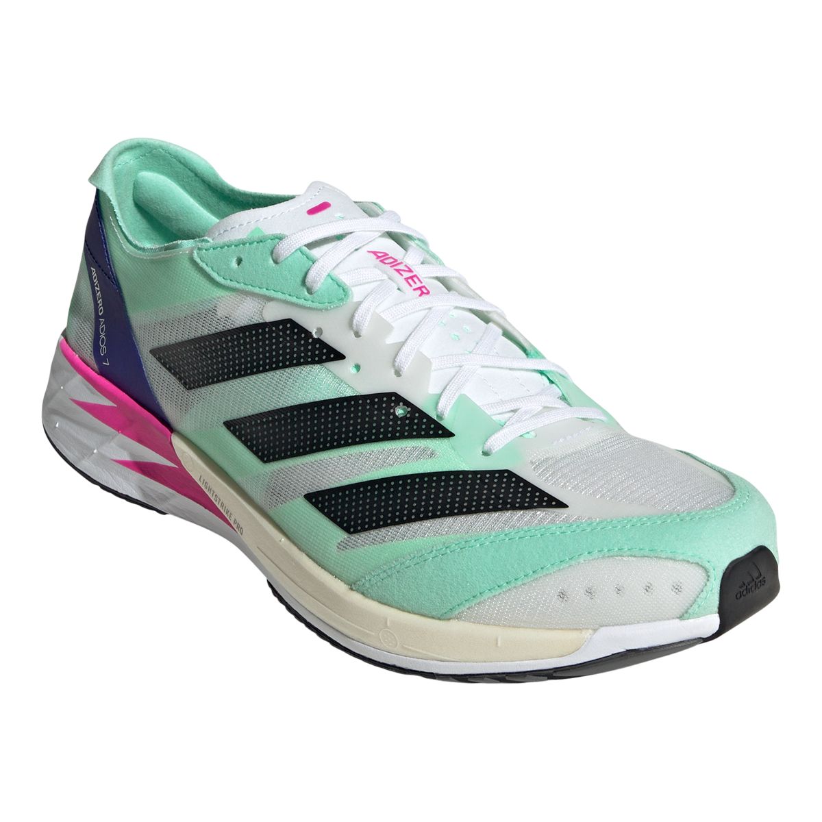 adidas Men's Adizero Adios 7 M Lightweight Mesh Running Shoes