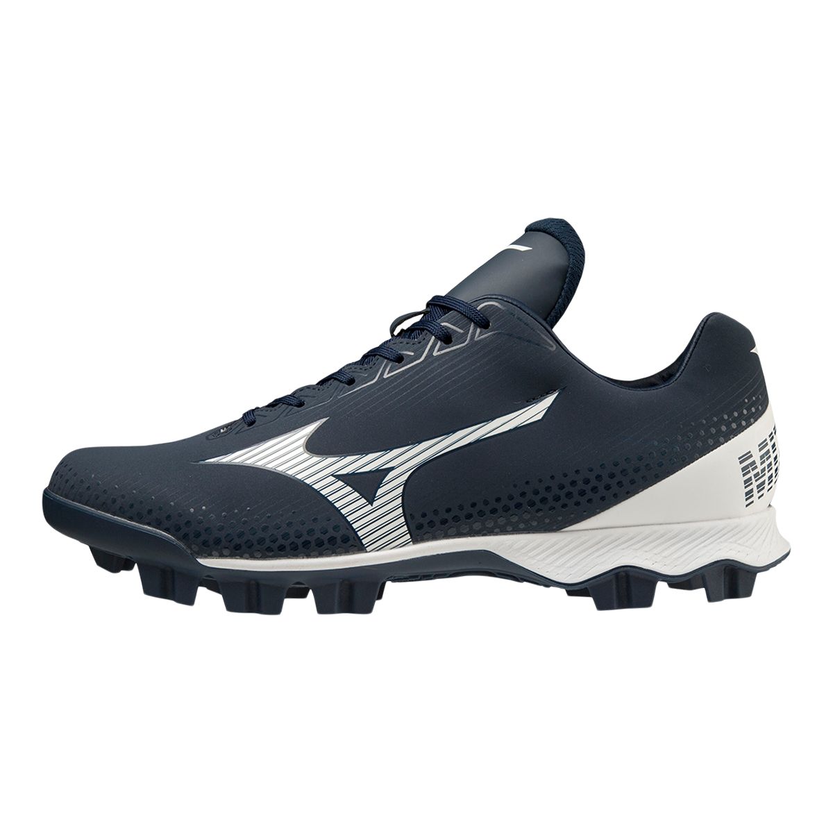 Mizuno Men's Wave Lightrevo Rubber Molded Low-Cut Baseball Cleats Side_Left