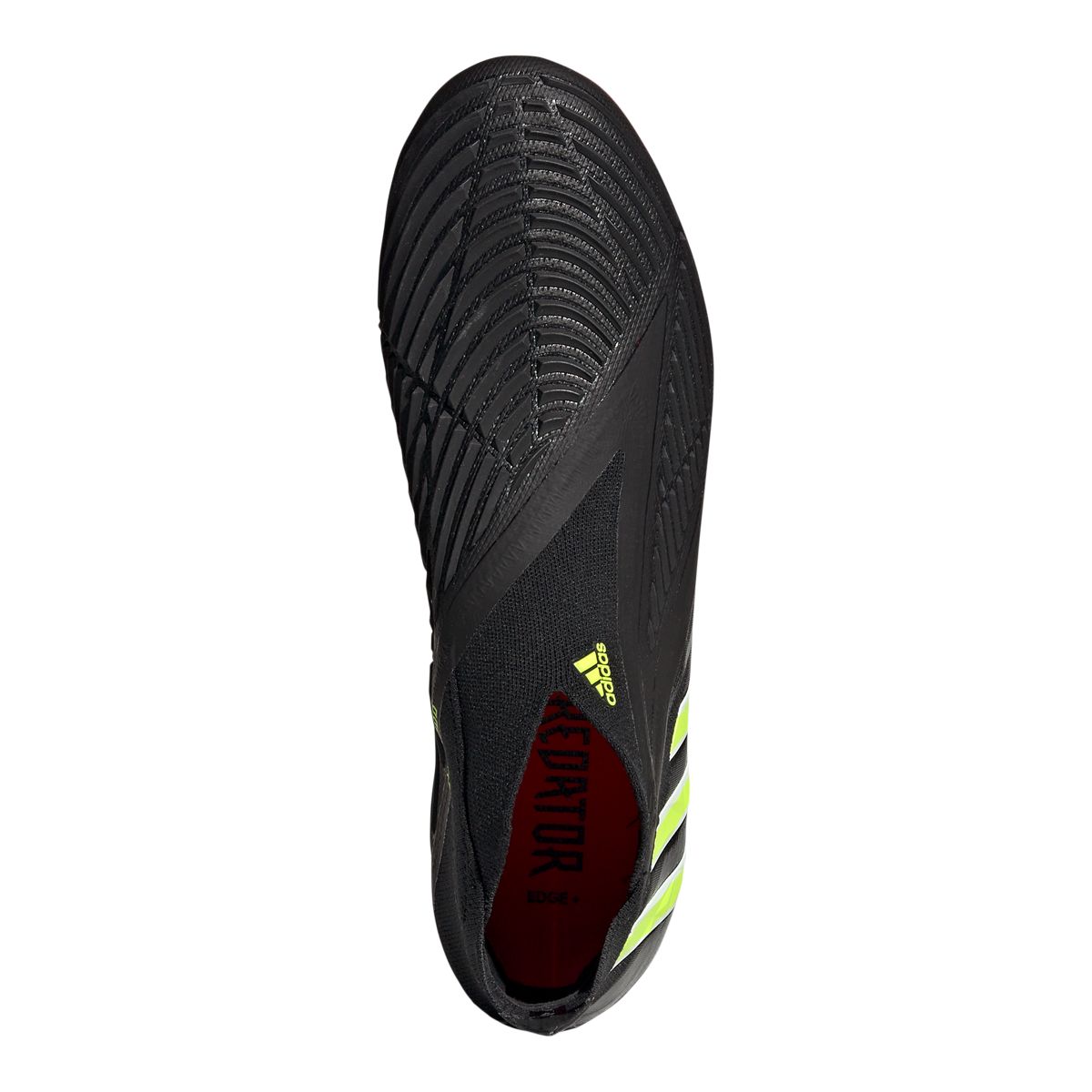 adidas Men's Predator Edge+ Firm Ground Slip-On Outdoor Soccer Cleats