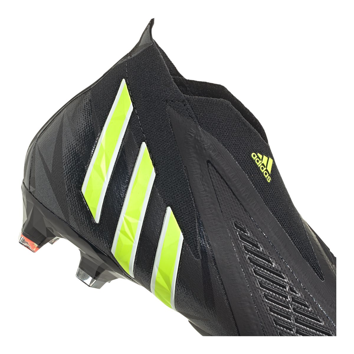 adidas Men's Predator Edge+ Firm Ground Slip-On Outdoor Soccer Cleats