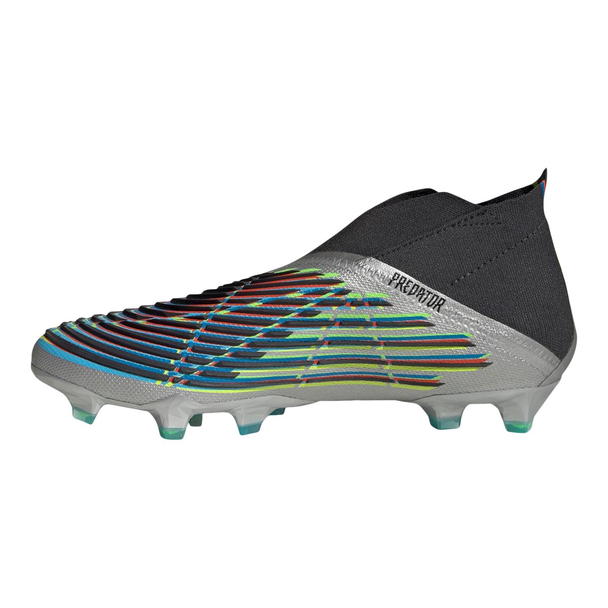adidas Men's Predator Edge+ Firm Ground Slip-On Outdoor Soccer Cleats