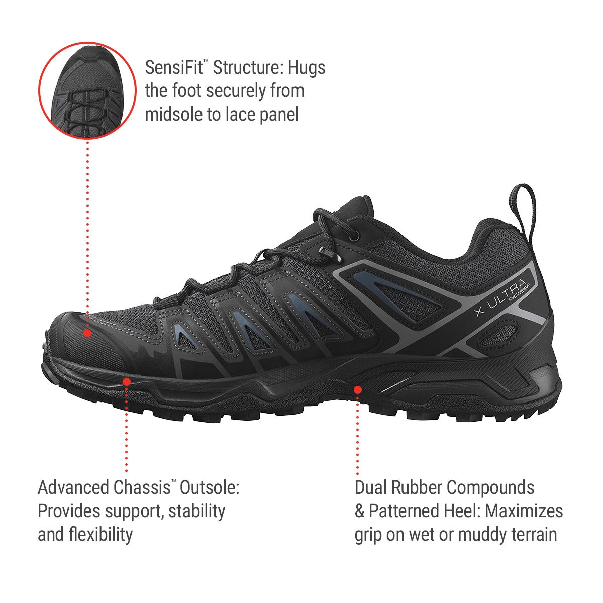 Salomon Men's X Ultra Hiking Shoes