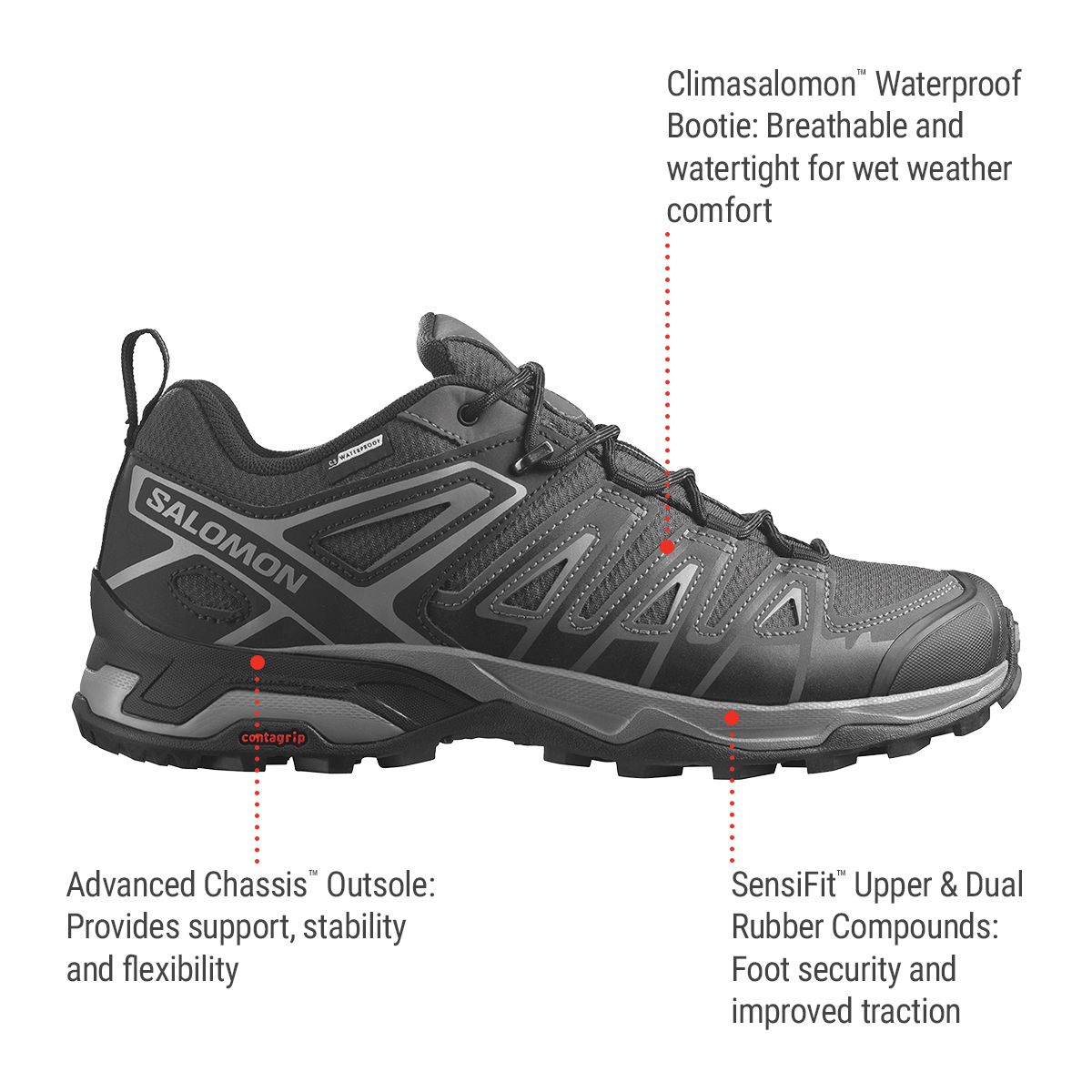Salomon Men's X ULTRA PIONEER CLIMASALOMON Hiking Shoes