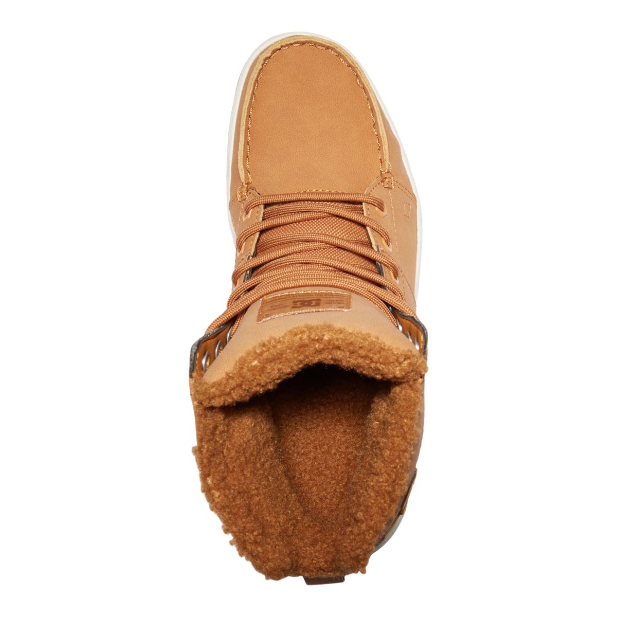 DC Men's Woodland Leather Insulated Sherpa Lined Winter Boots