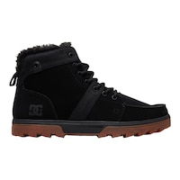 DC Men's Woodland Leather Insulated Sherpa Lined Winter Boots Side_Right