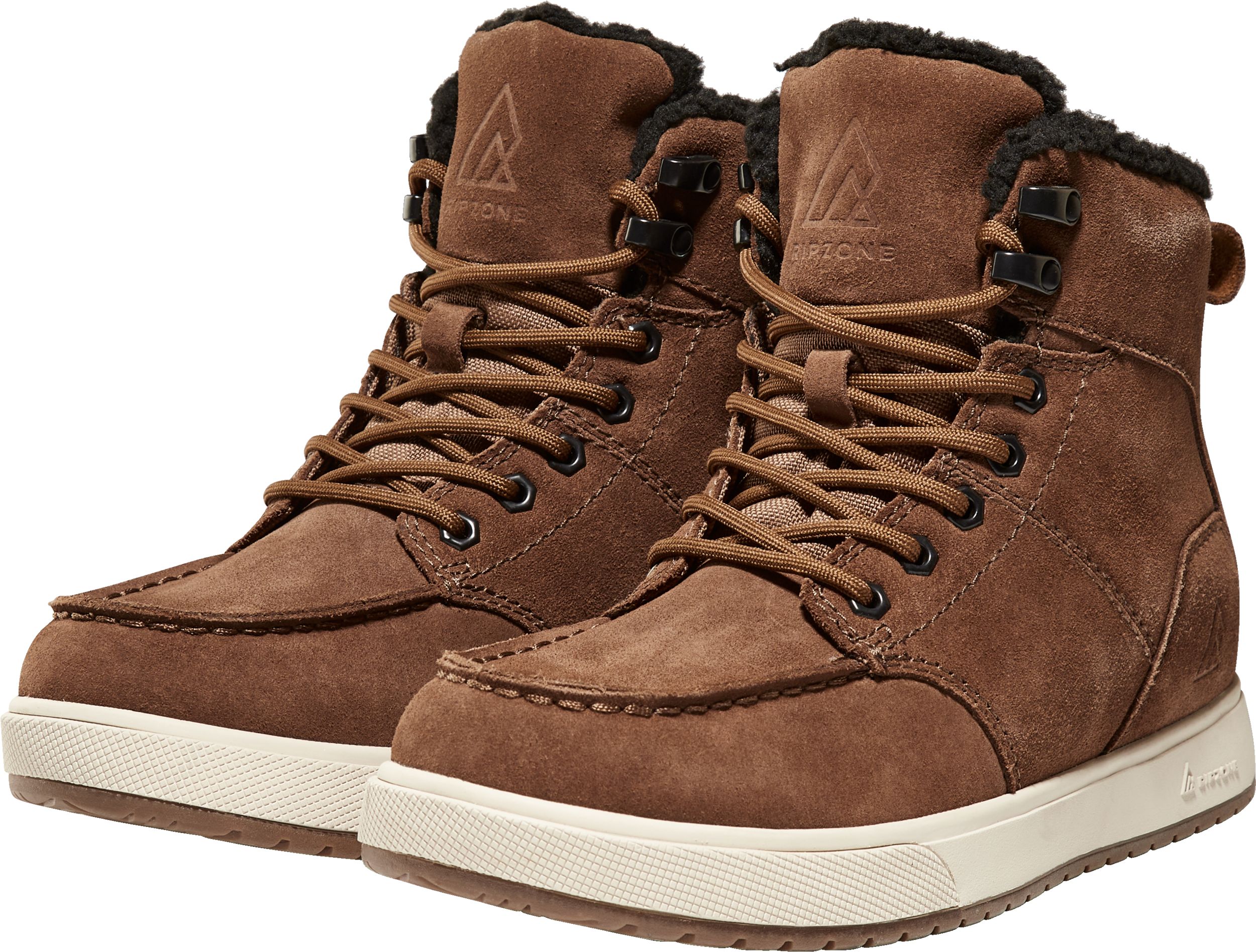 Ripzone Men's Wren Mid Cut Sherpa-Lined Suede Winter Boots