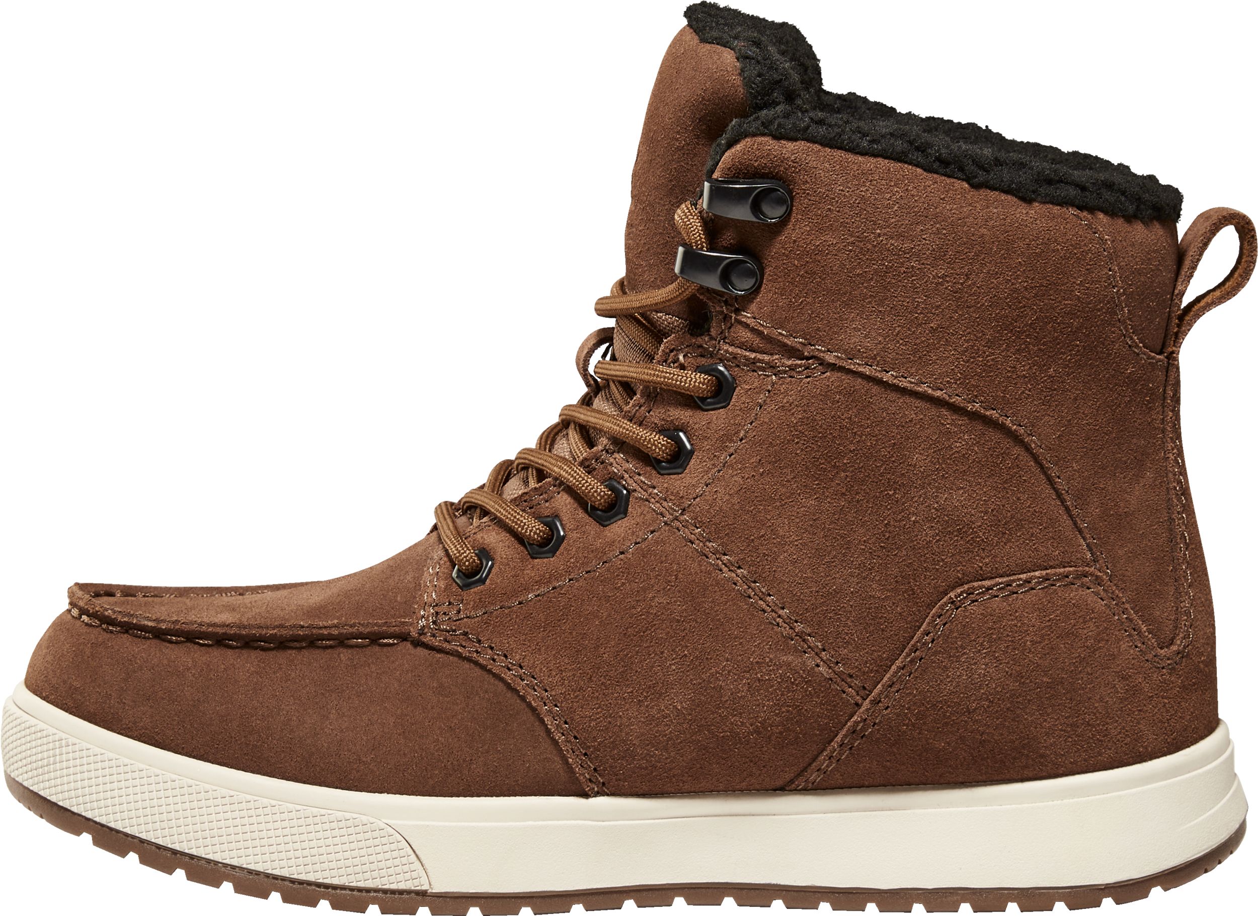 Ripzone Men's Wren Mid Cut Sherpa-Lined Suede Winter Boots