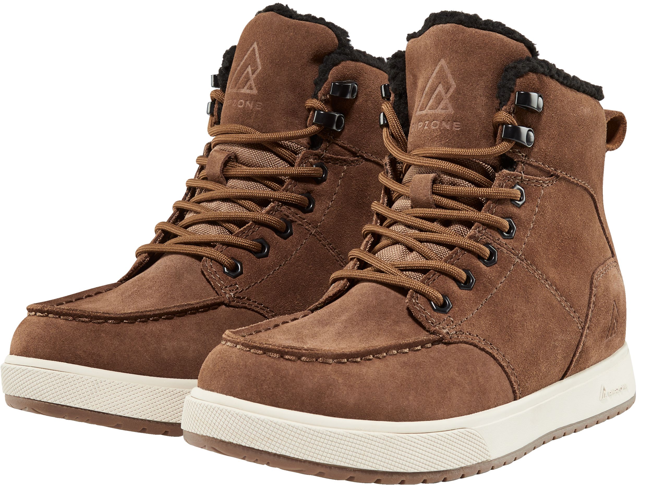 Ripzone Men's Wren Mid Cut Sherpa-Lined Suede Winter Boots