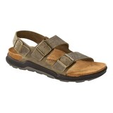 Birkenstock Men's Milano Oiled Leather Sandals Front_Three_Fourths_Angled_Right