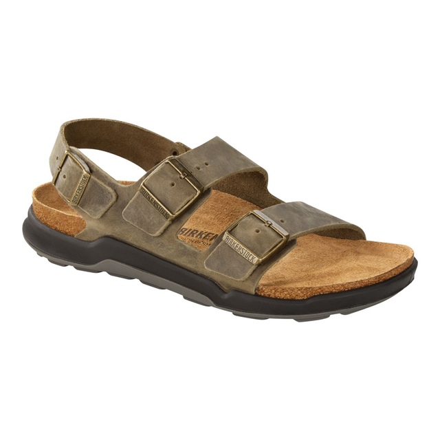 Birkenstock Men's Milano Oiled Leather Sandals