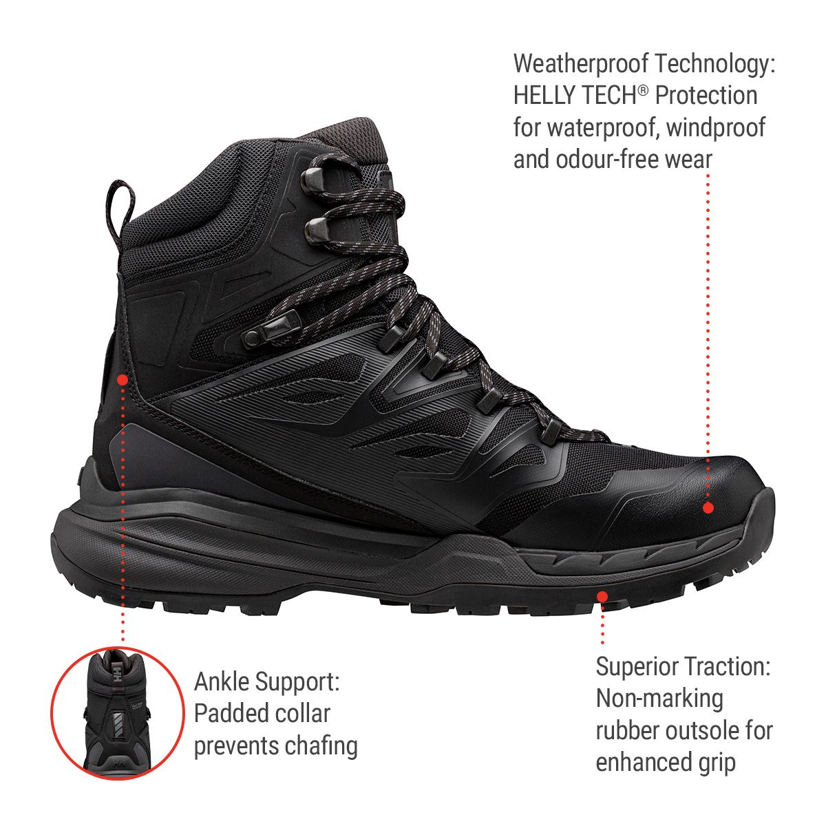 Helly Hansen Men's Traverse Helly Tech Hiking Boots