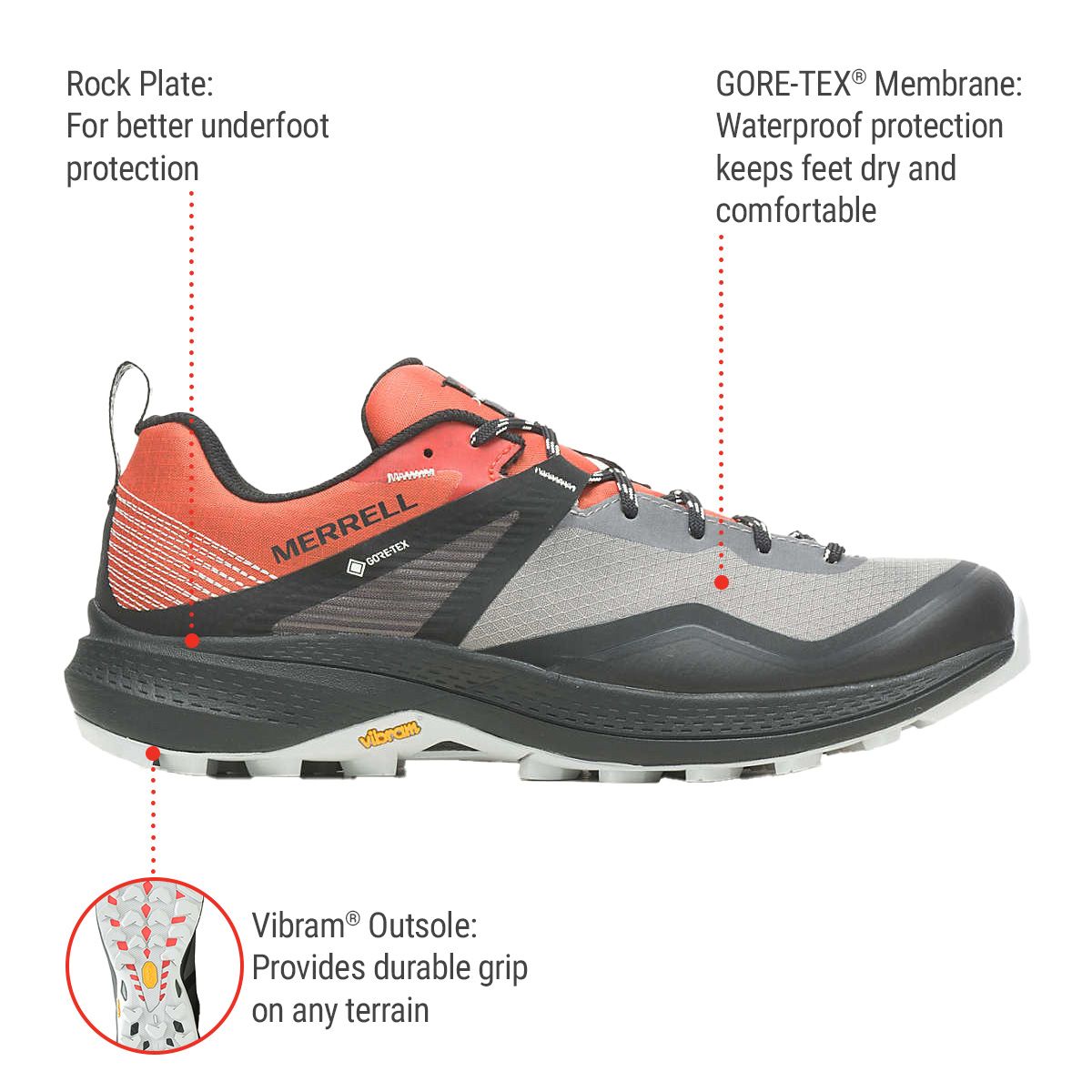 Merrell Men's MQM 3 Hiking Shoes