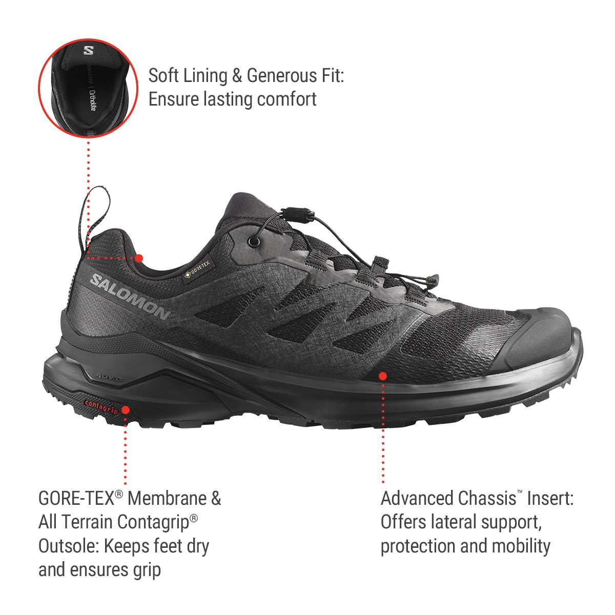 Salomon Men's X-ADVENTURE GORE-TEX® Trail Running Shoes
