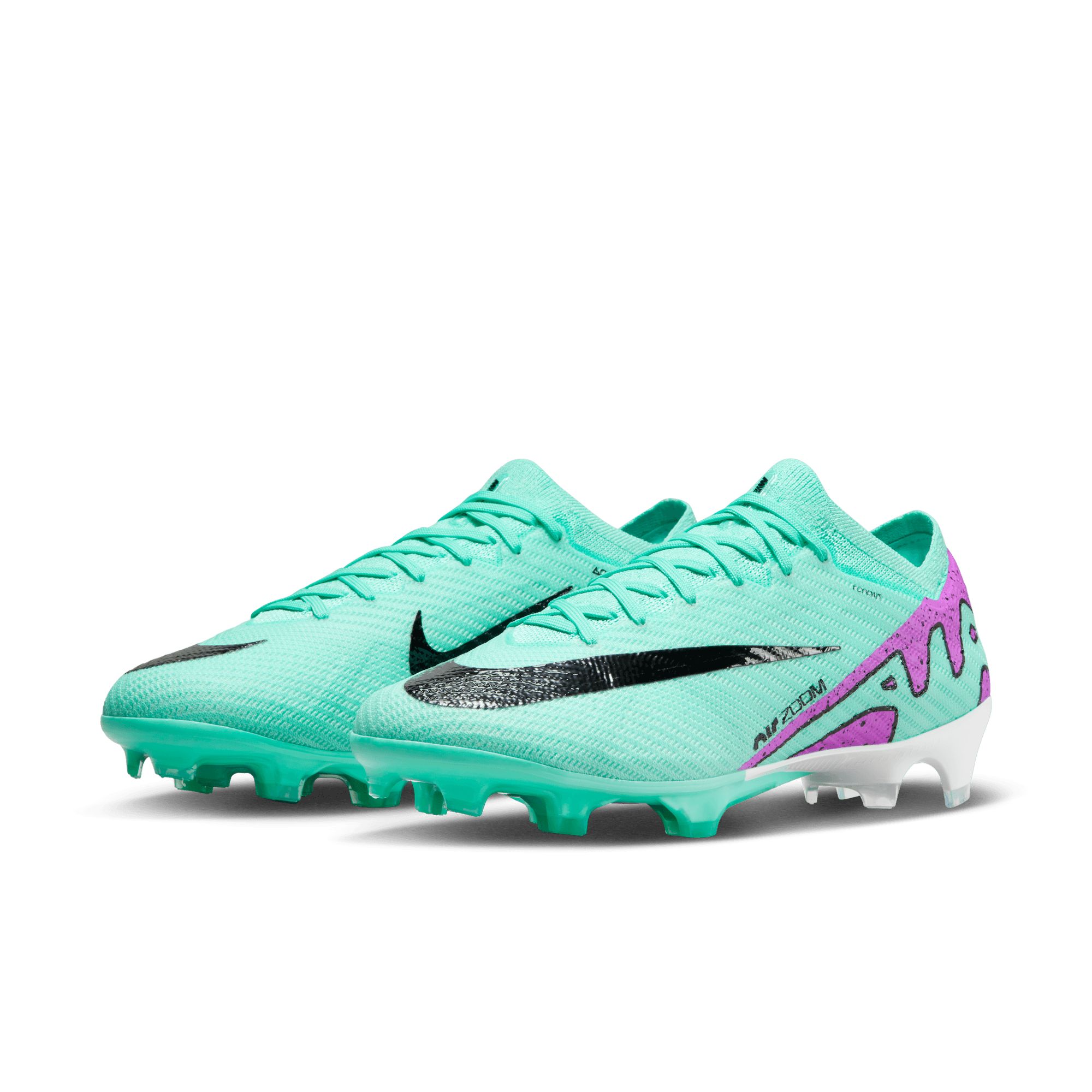 Nike Unisex Mercurial Zoom Vapor 15 Elite Firm Ground Mesh Soccer Cleats