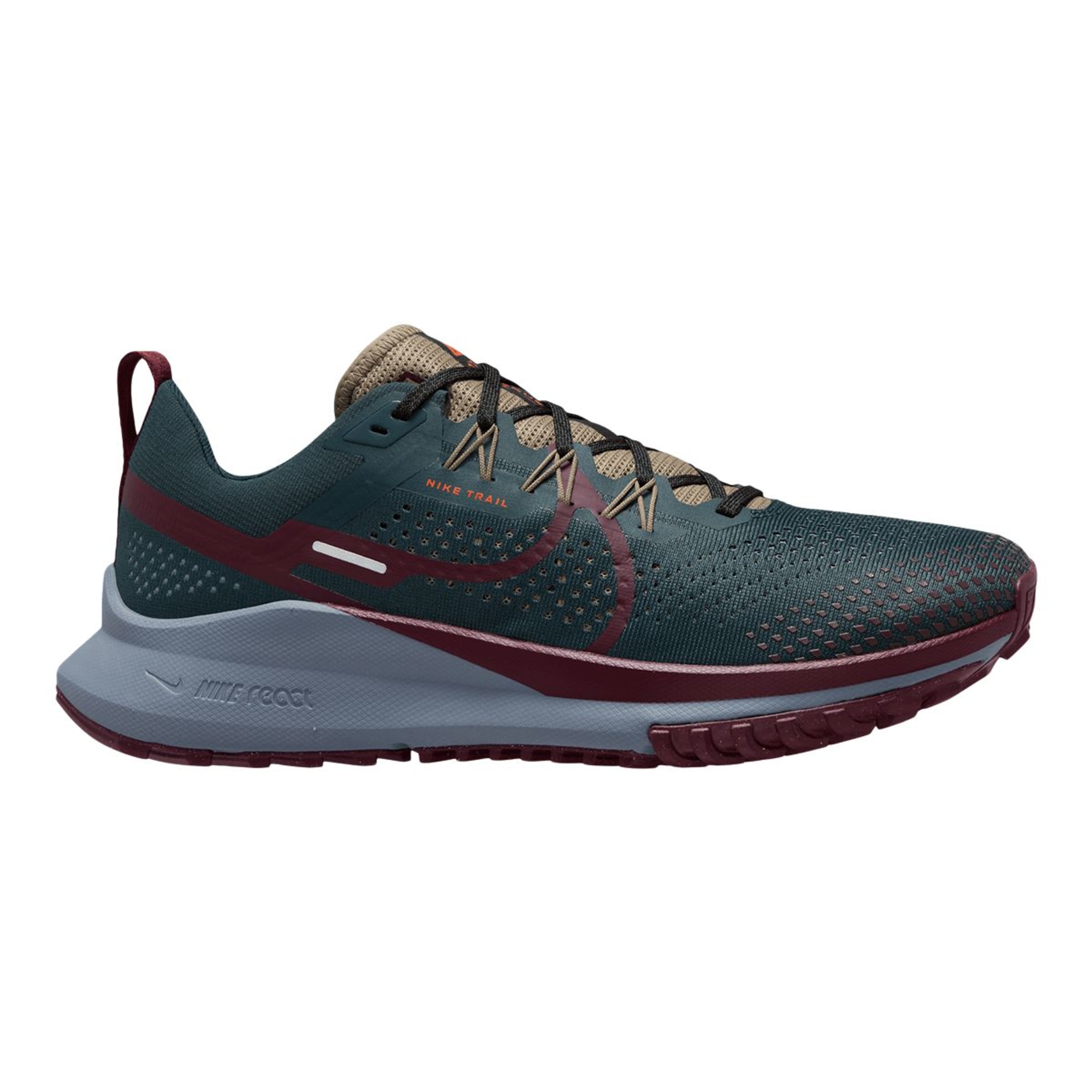 Nike Men's React Pegasus 4 Breathable Supported Trail Running Shoes ...